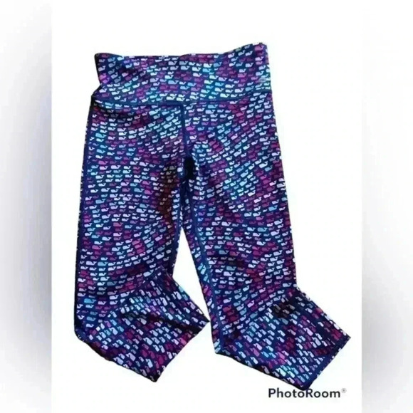 Vineyard Vines Performance‎ Whale Crop Leggings, Size XS - Picture 1 of 3